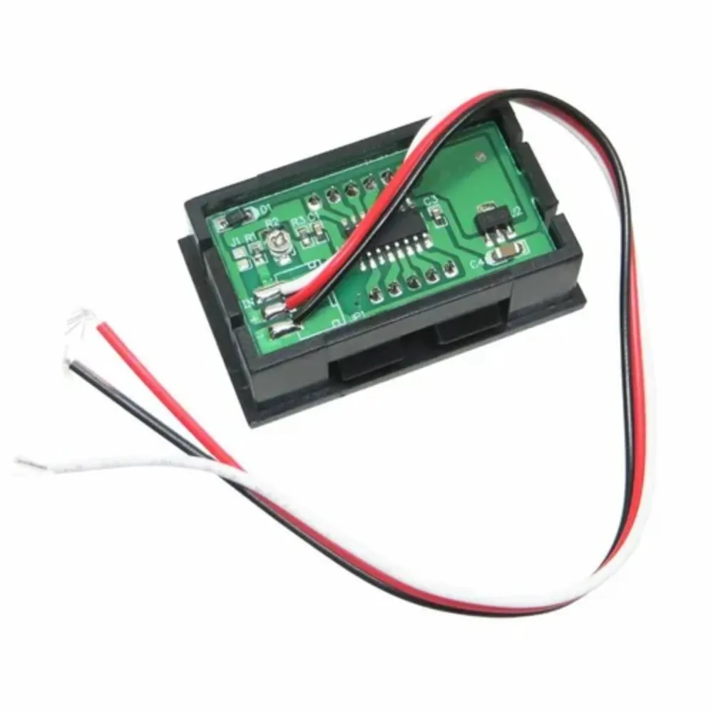 0.56 Inch 0-100V Three Wire LED Display Digital DC Volt-Meter-Red