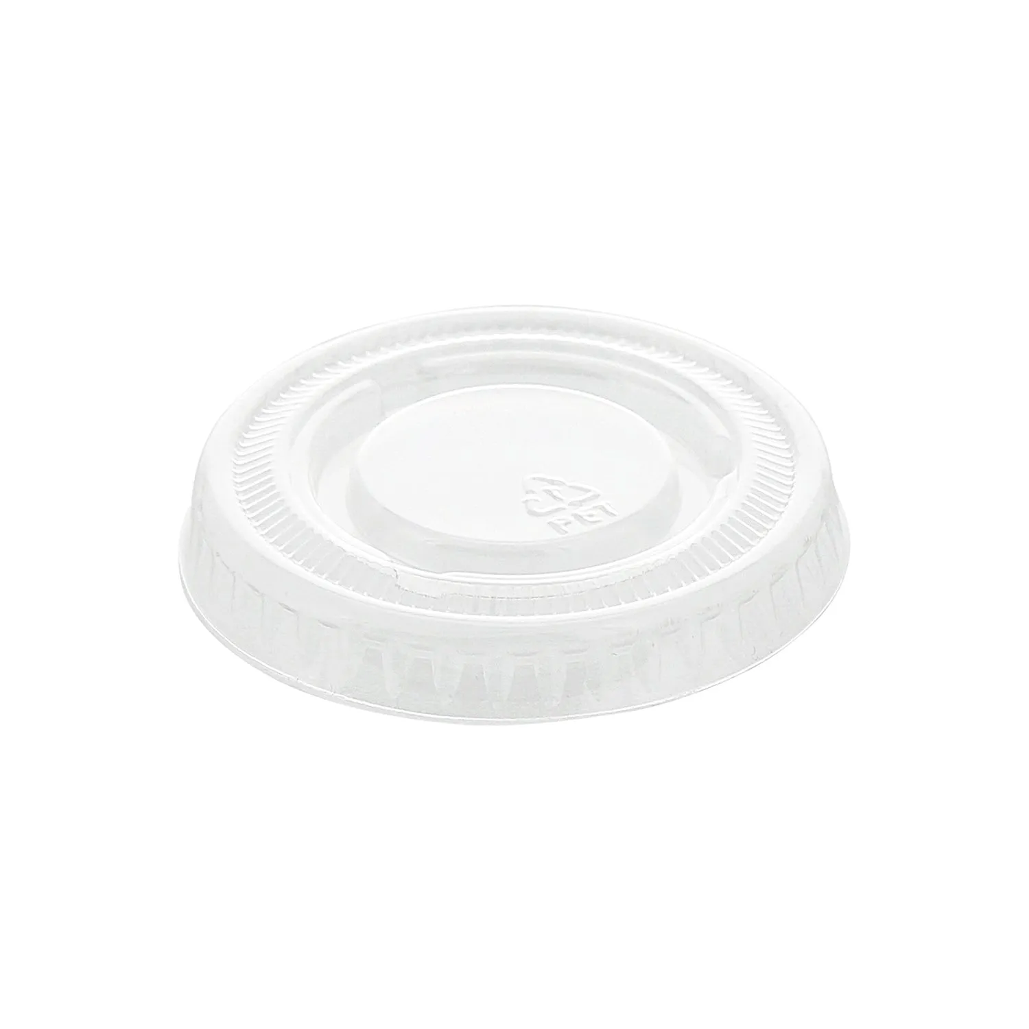 1 oz. PET Clear Portion Cup Lids, Case of 2,500