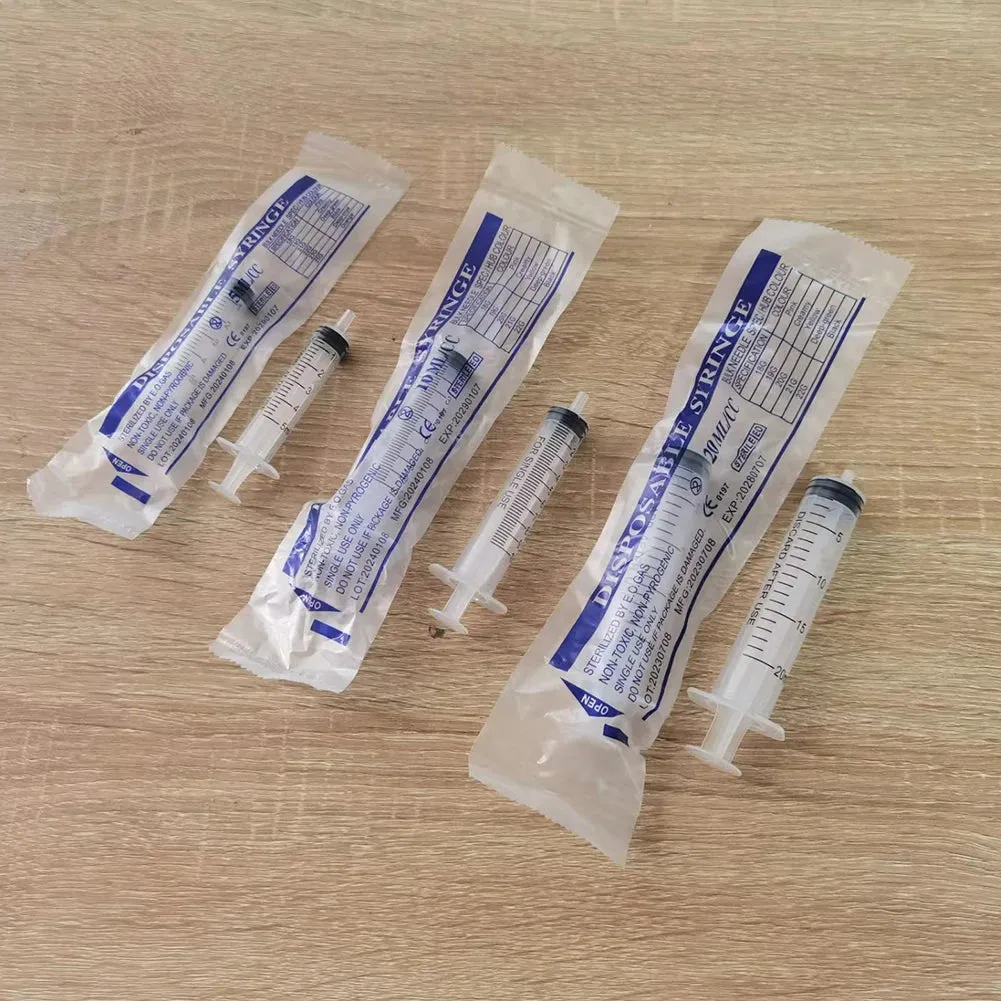 1 Pcs Bird Feeding Breast Feeding Medicine Feeder 5ml 10ml 20ml Plastic Syringe Needleless Syringe Pigeon Feeding