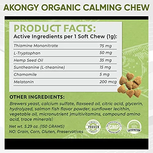 150 Hemp Cat Calming Treats With Cat Melatonin Calming Chews Calming Products