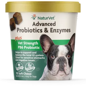 20% OFF: NaturVet Advanced Probiotics & Enzymes Soft Chew For Dogs