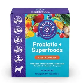 20% OFF: NaturVet Evolutions Probiotic   Superfoods (Digestive Powder) Sachets For Dogs