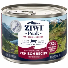 20% OFF: ZiwiPeak Venison Grain-Free Canned Cat Food 185g
