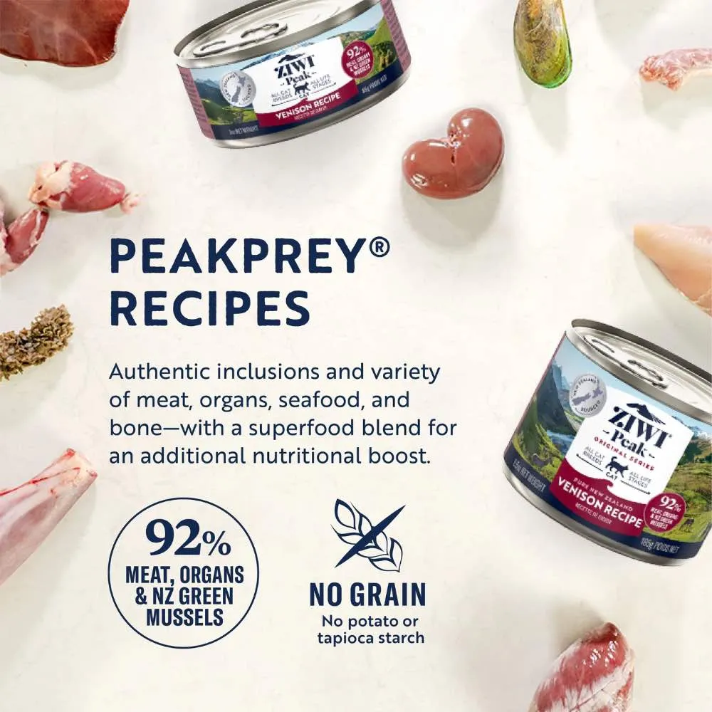 20% OFF: ZiwiPeak Venison Grain-Free Canned Cat Food 85g