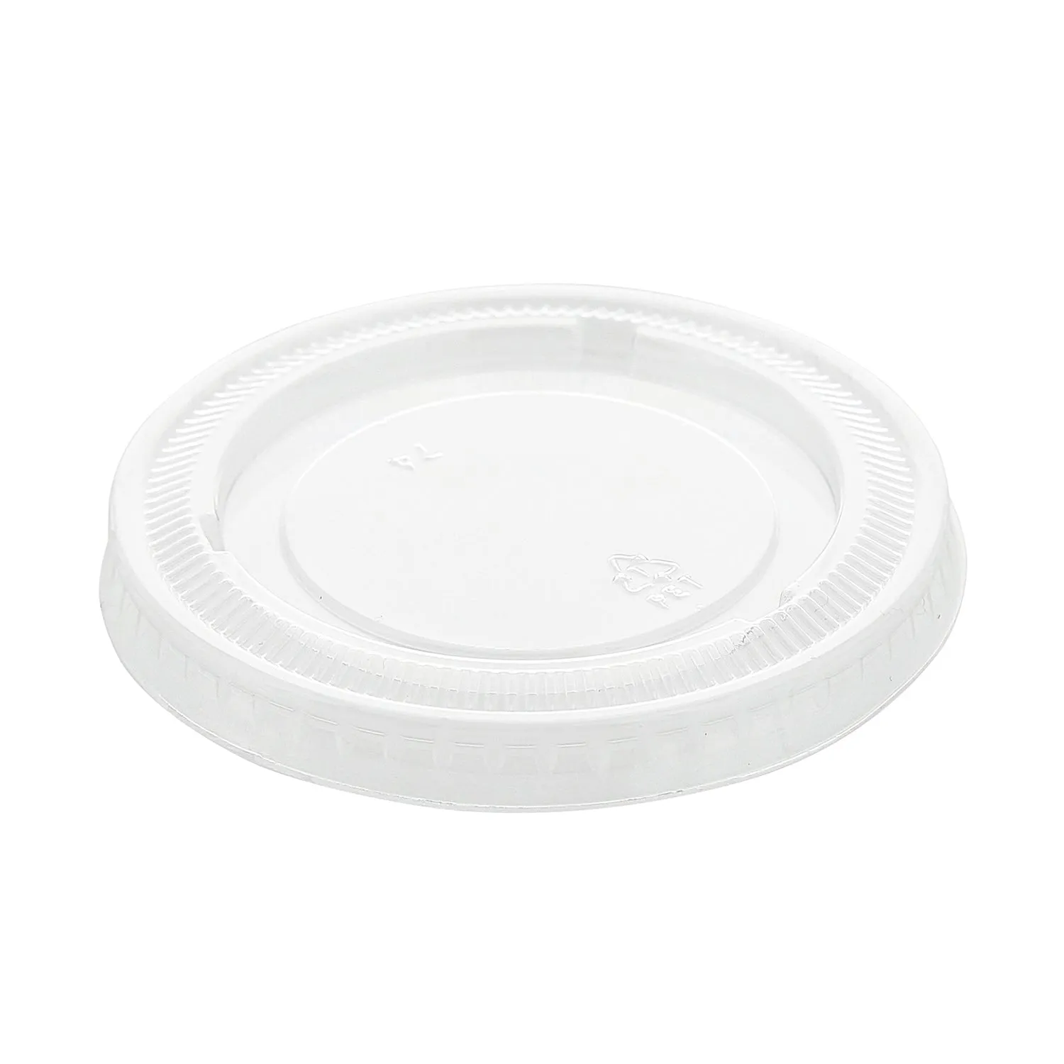3.25/4/5.5 oz. PET Clear Portion Cup Lids, Case of 2,500