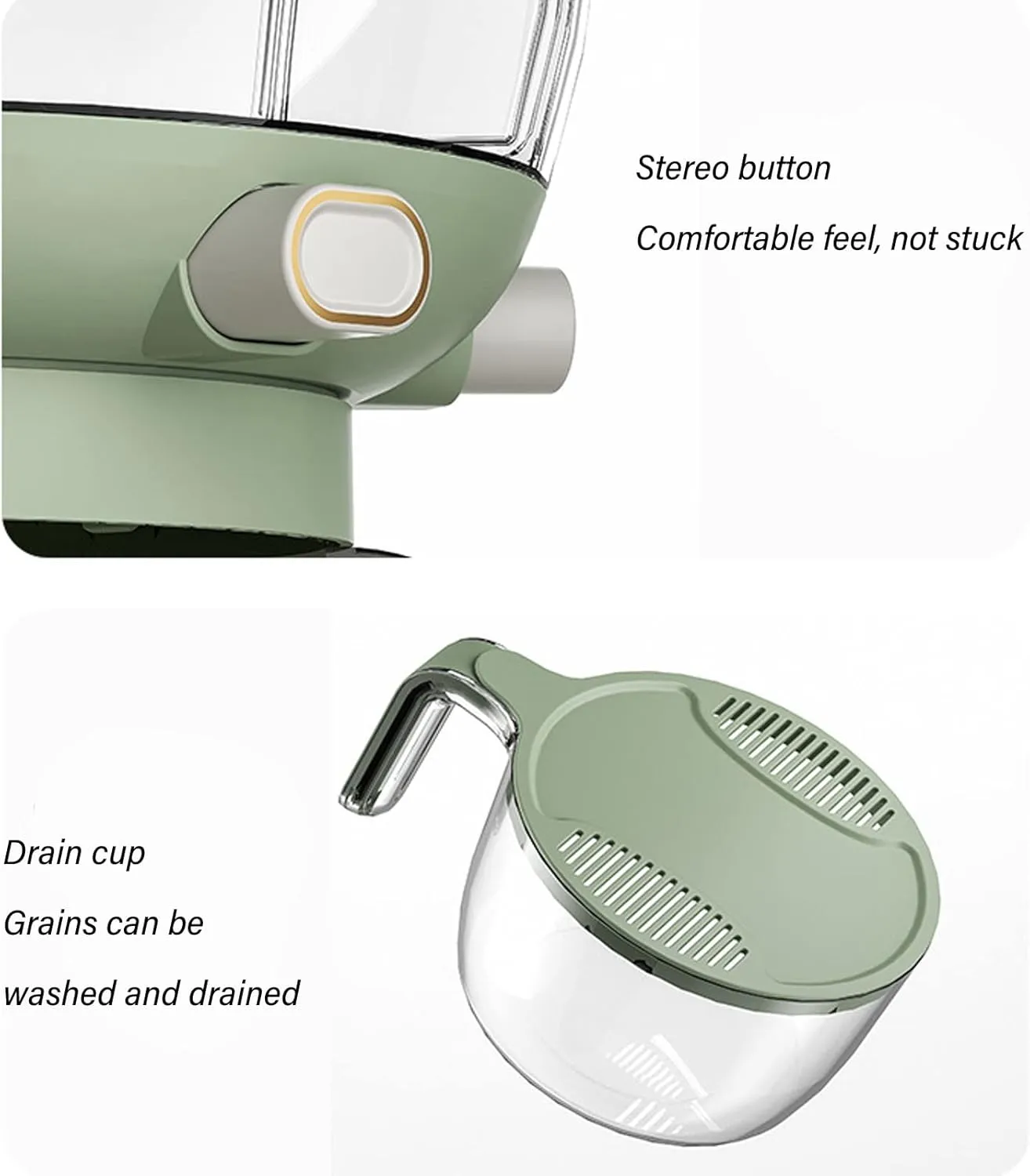 360 Degree Rotating Grain Storage Dispenser -Green