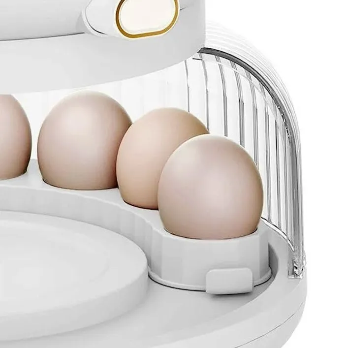 360 Degree Rotating Grain Storage Dispenser -White