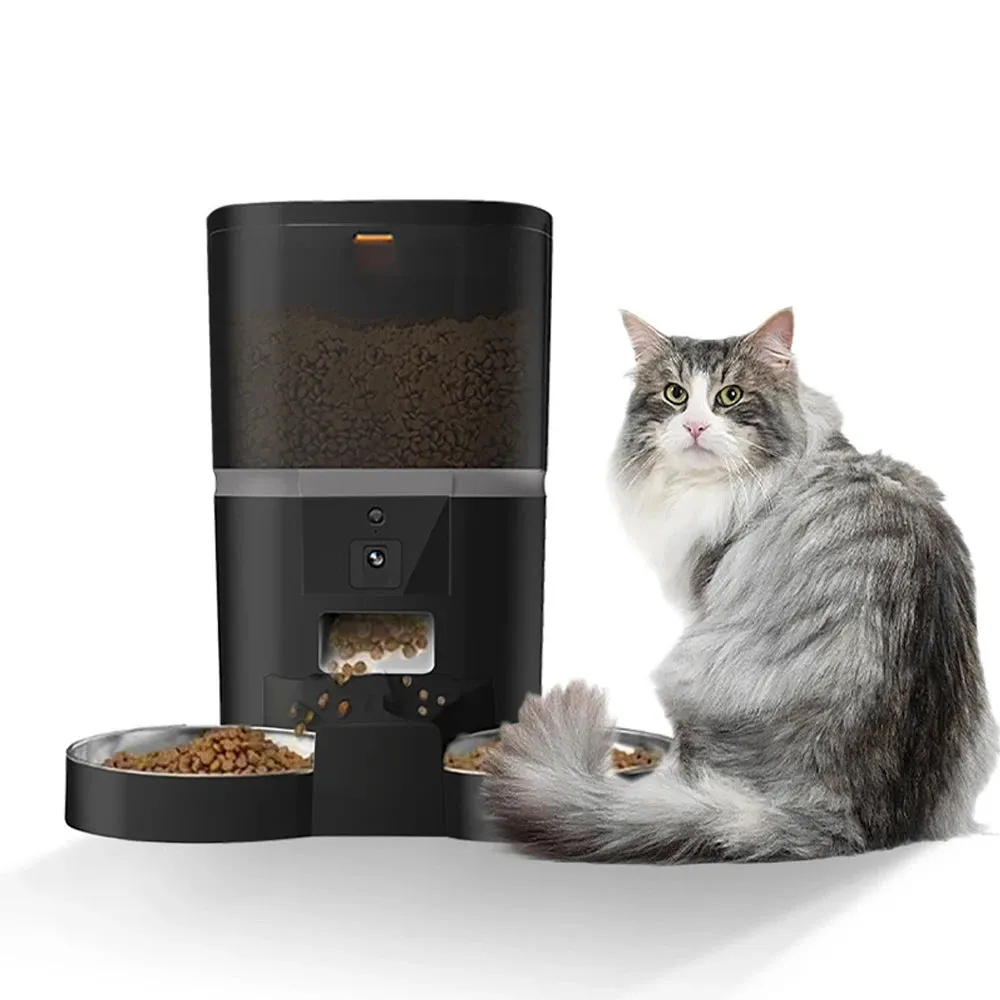 4L Smart Automatic Dog Feeder with Camera - Remote Feeding Control & Custom Meal Scheduling