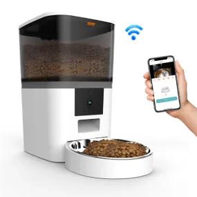 4L Smart Automatic Dog Feeder with Camera - Remote Feeding Control & Custom Meal Scheduling