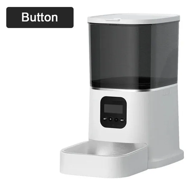 6L Automatic Cat Feeder - Timing with Camera Video Smart Pet Feeder for Cat Dogs Intelligent Dry Food Dispenser Voice Recorde Bowl