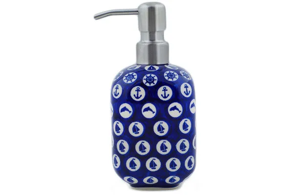 7" Soap Dispenser - Set Sail Into The Blue
