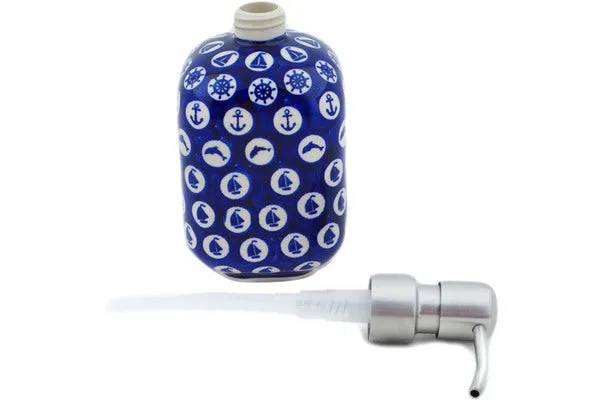 7" Soap Dispenser - Set Sail Into The Blue