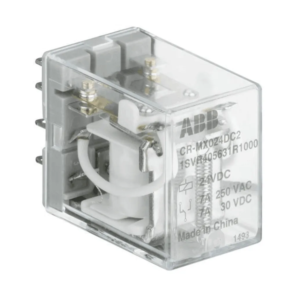 ABB Pluggable Interface Relay 4 c/o CR-MX range with LED