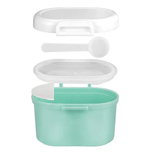 Accmor Portable Formula Dispenser with Scoop, BPA Free Milk Powder Container, Baby Food Storage, Candy Fruit Box, Snack Containers, for Infant Toddler Children Travel