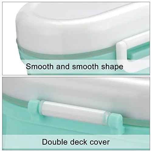 Accmor Portable Formula Dispenser with Scoop, BPA Free Milk Powder Container, Baby Food Storage, Candy Fruit Box, Snack Containers, for Infant Toddler Children Travel