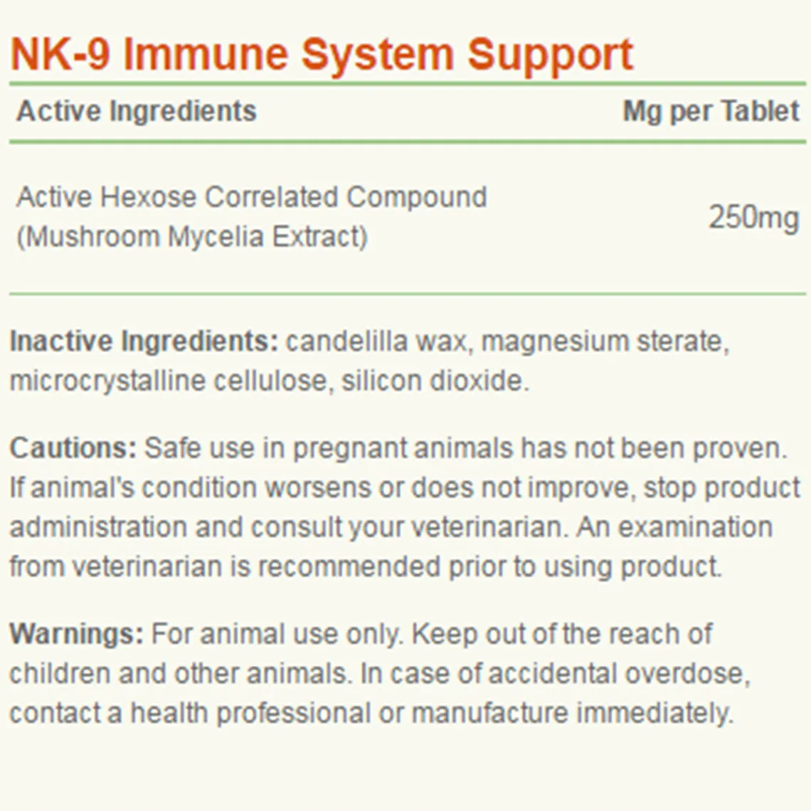 American Biosciences NK-9 Immune Support Capsules for Dogs & Cats