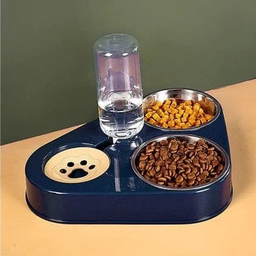 Automatic Refilling Three Bowls Large