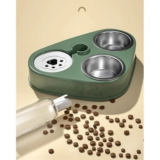Automatic Refilling Three Bowls Large