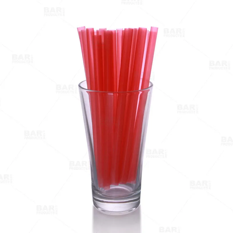 BarConic® 6" Straws - Red