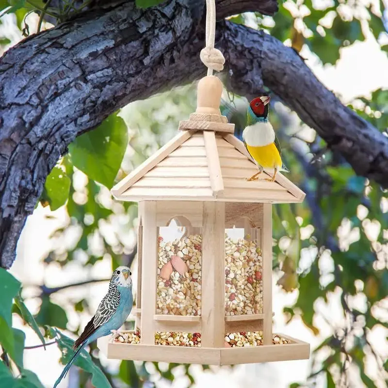 Bird Feeder Bird House Garden Wild Bird Feed Dispenser Hanging Feeder Support Dropshipping Wholesale