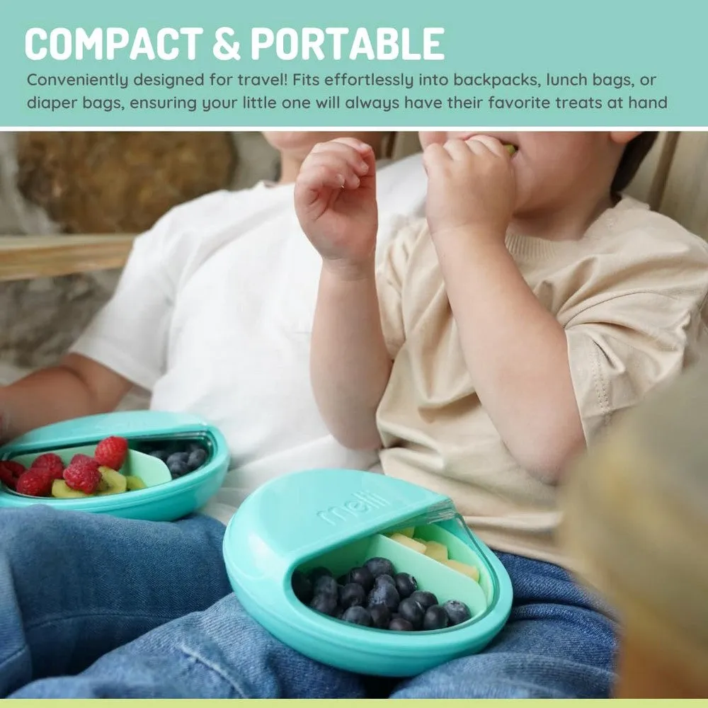 Blue Spin Snack Container