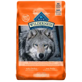 BLUE Wilderness Grain Free Large Breed Chicken Recipe Dry Dog Food, 24lb
