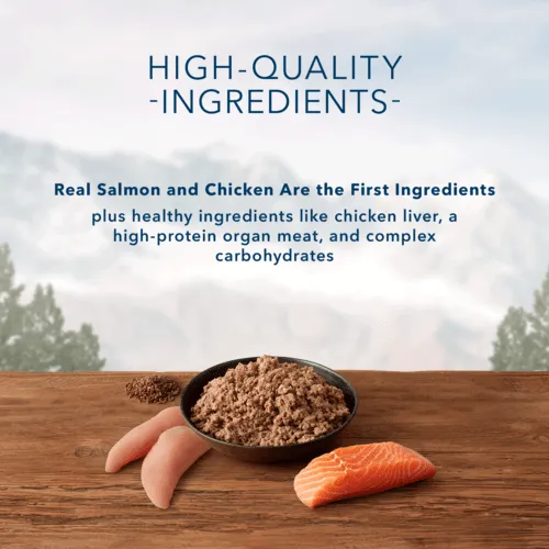 BLUE Wilderness Grain Free Salmon & Chicken Grill Canned Dog Food