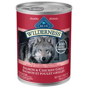 BLUE Wilderness Grain Free Salmon & Chicken Grill Canned Dog Food
