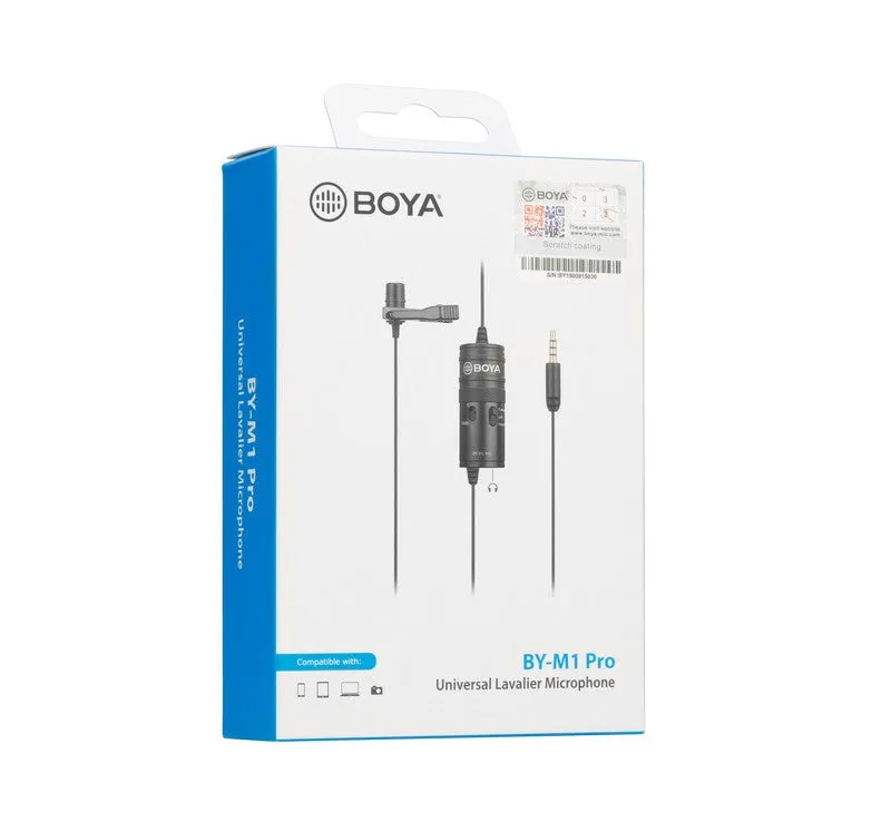 BOYA Universal Lavalier Microphone (BY-M1 Pro)