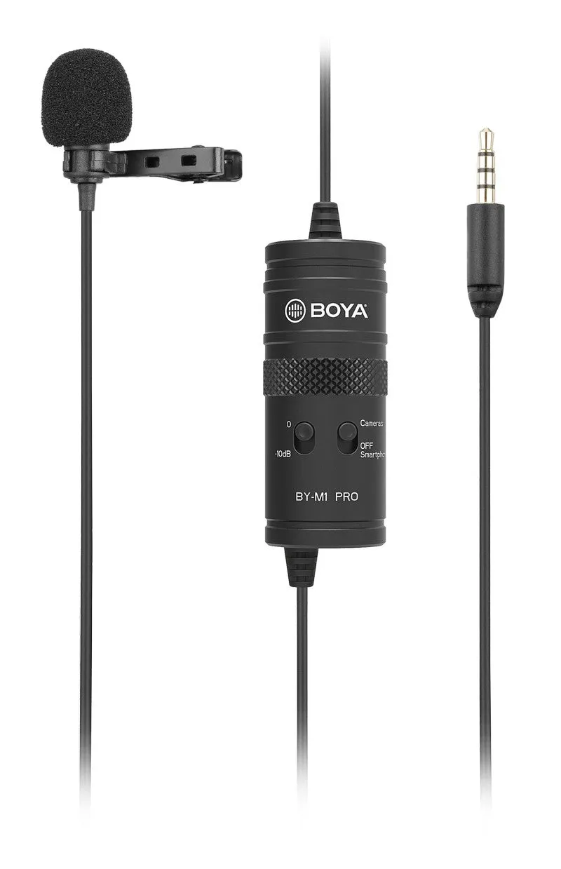 BOYA Universal Lavalier Microphone (BY-M1 Pro)