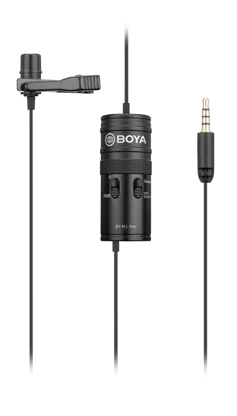 BOYA Universal Lavalier Microphone (BY-M1 Pro)