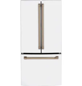 Café Matte White 33" Counter-Depth French-Door Refrigerator (18.6 Cu. Ft.) - CWE19SP4NW2