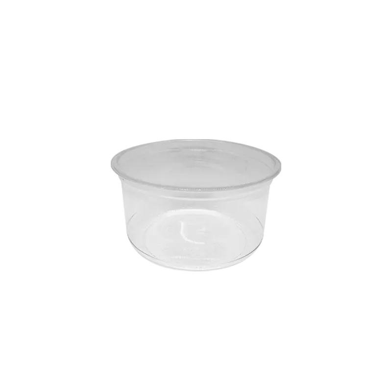 CCF 12OZ(D117MM) PET Plastic Deli Container - 500 Pieces/Case