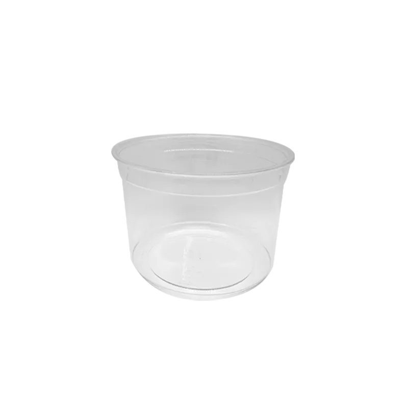 CCF 16OZ(D117MM) PET Plastic Deli Container - 500 Pieces/Case
