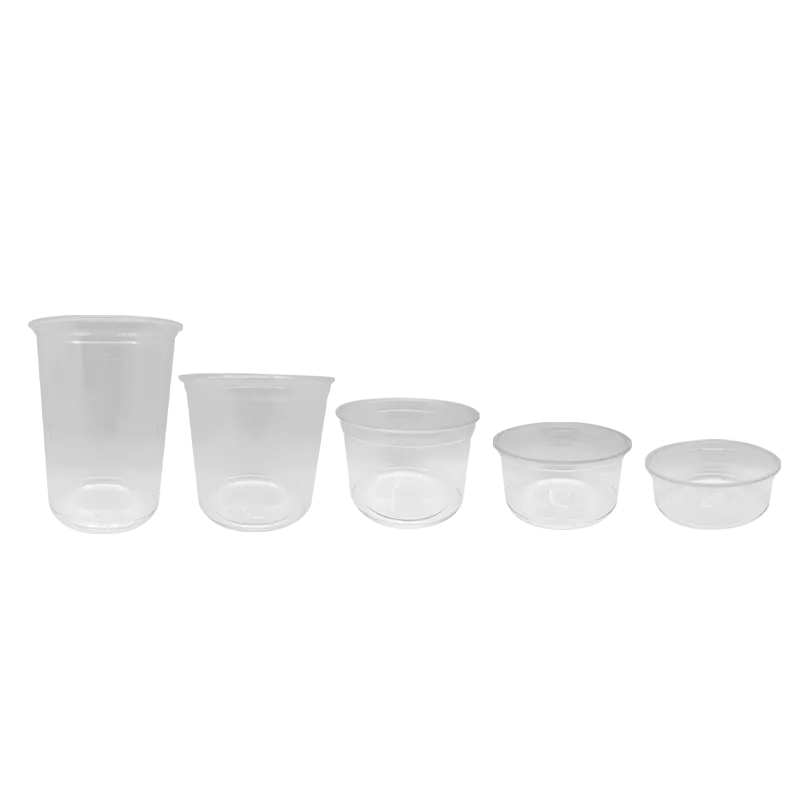 CCF 24OZ(D117MM) PET Plastic Deli Container - 500 Pieces/Case