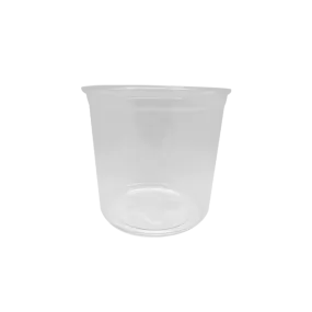 CCF 24OZ(D117MM) PET Plastic Deli Container - 500 Pieces/Case