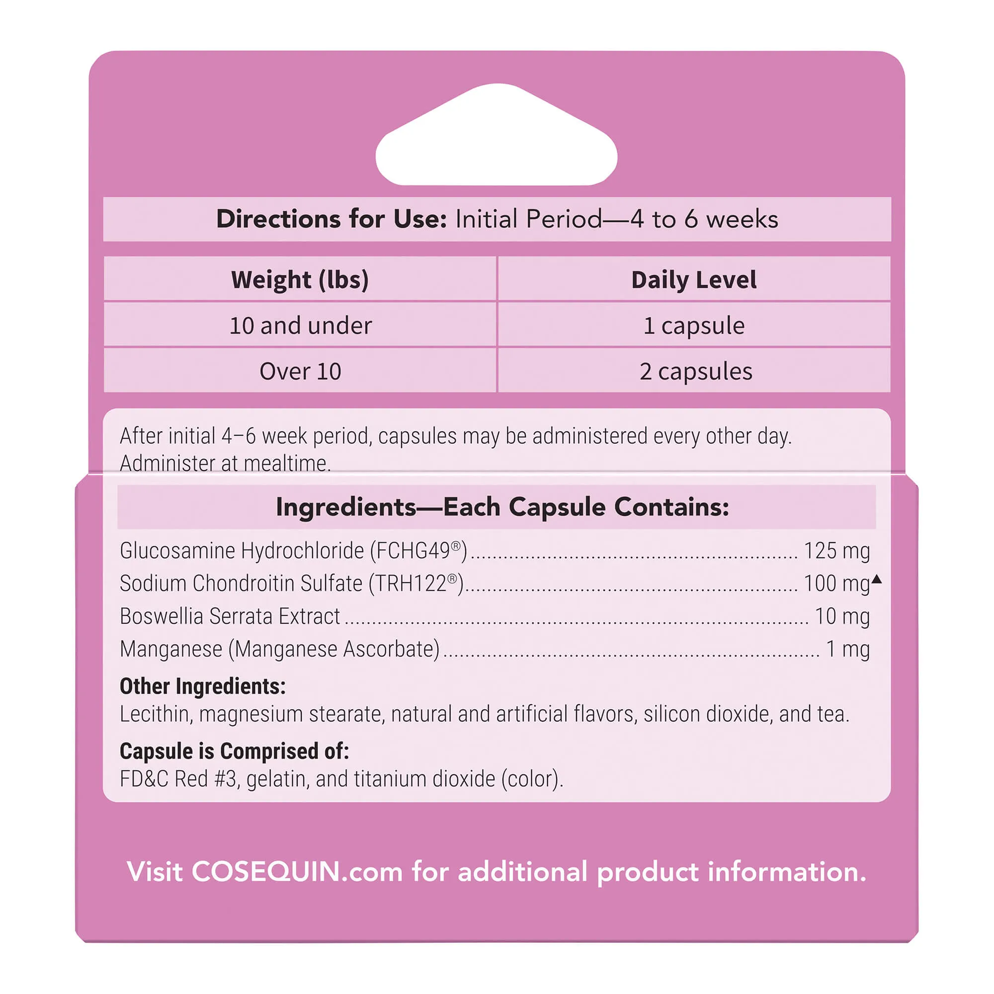 Cosequin Professional for Cats, 60 Capsules