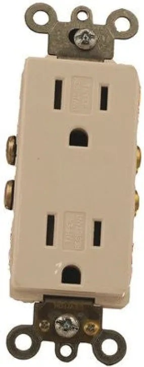 Decora Duplex, Tamper Resistant (nema 5-15r) Ivory
