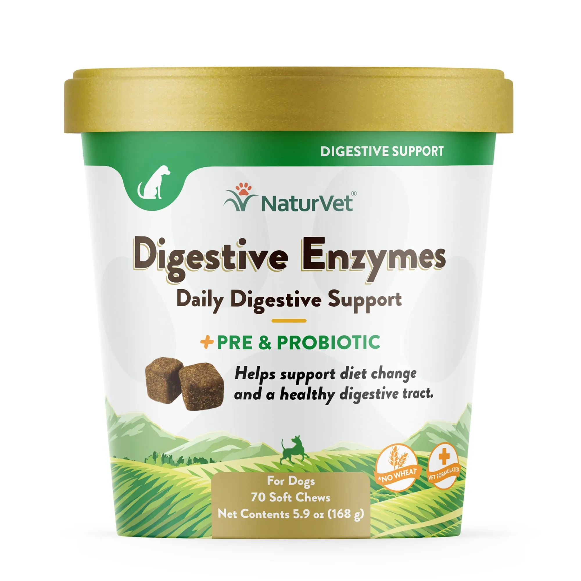Digestive Enzymes Soft Chews with Prebiotics & Probiotics