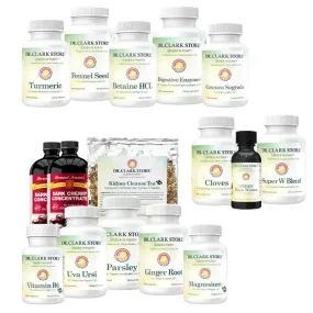 Dr. Clark 3-in-1; Digestive Aid, ParaCleanse & Kidney Health Kit