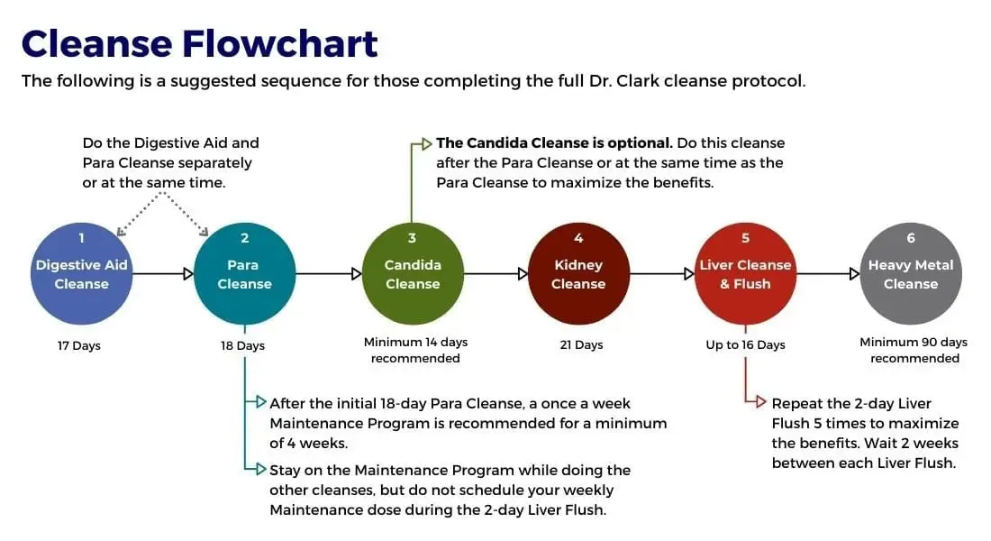 Dr. Clark Cloves, Wormwood & Black Walnut Maintenance Program