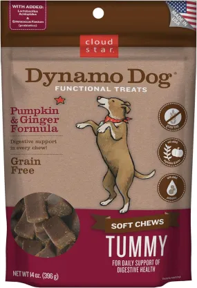 Dynamo Dog Tummy Functional Soft Chews Dog Treats (Pumpkin & Ginger) - 14oz