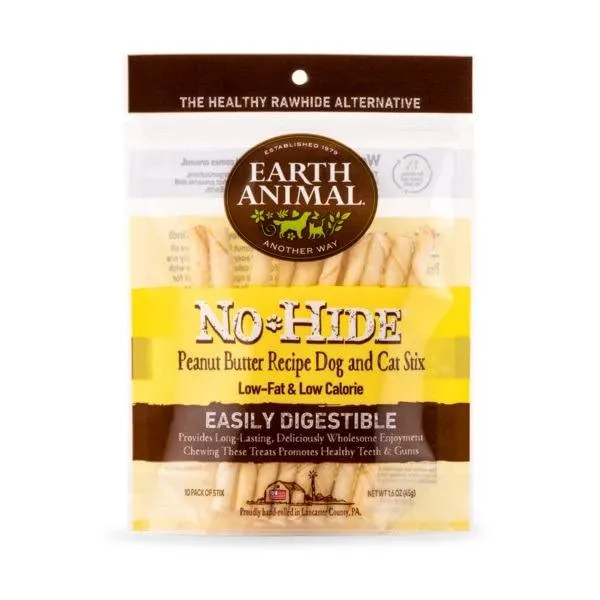 Earth Animal No-Hide Chew STIX for Small Dogs & Cats