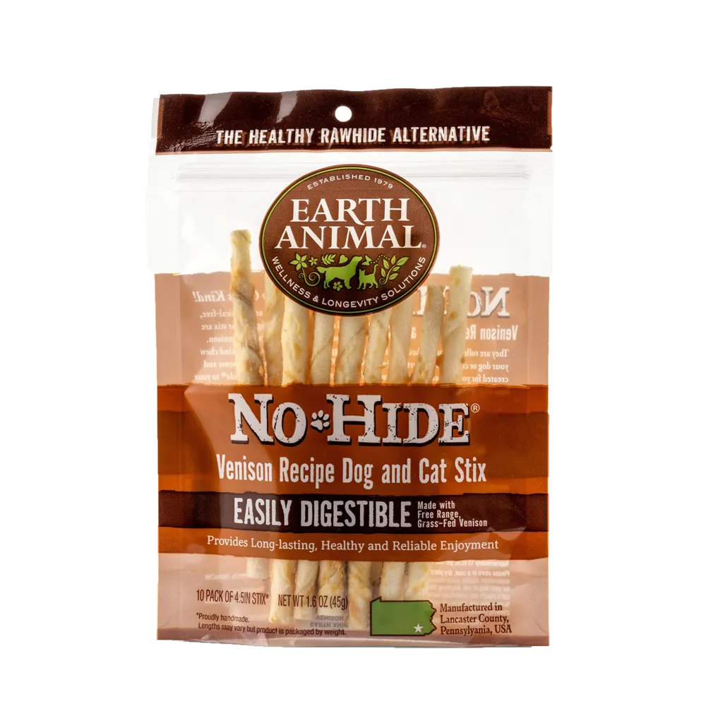 Earth Animal No-Hide Chew STIX for Small Dogs & Cats