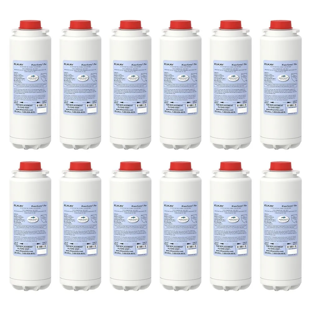 Elkay 51300C_12PK | WaterSentry Plus Filter Replacement (Twelve Pack) for Bottle Filling Stations