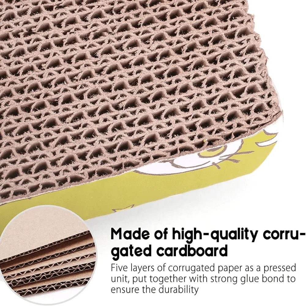Emily Pets Sofa Bed Scratching Pad for Kittens (Beige) (Pack of 2)