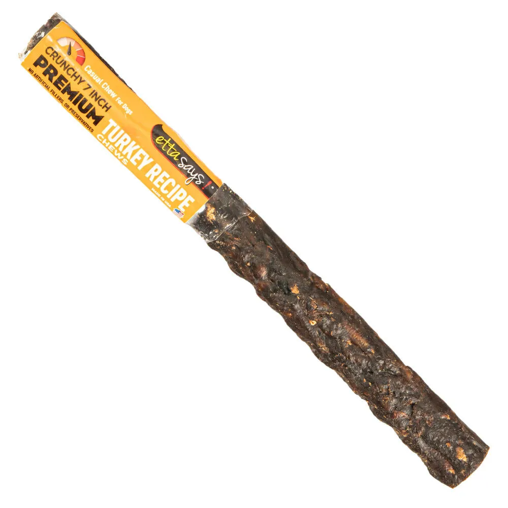 Etta Says 7" Premium Crunchy Turkey Dog Treat