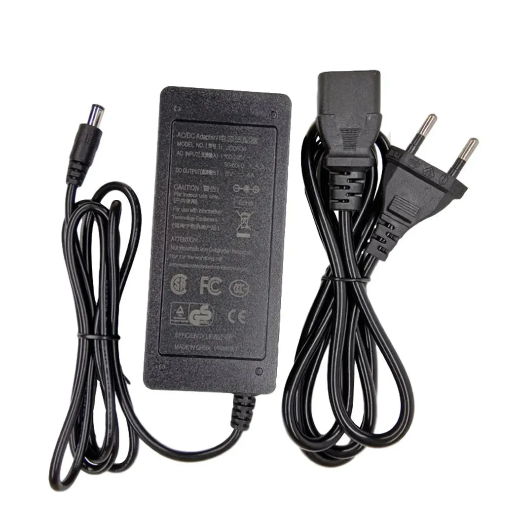 EU Plug Power Supply 5V 6V 7.5v 9V 12V 13.5V 15v 16V 18v 19V 20V 24V 25V 28V 29V 30V 31V 32V 36V 42V 48V 1A 2A 3A 4A 5A 6A Power Adapter