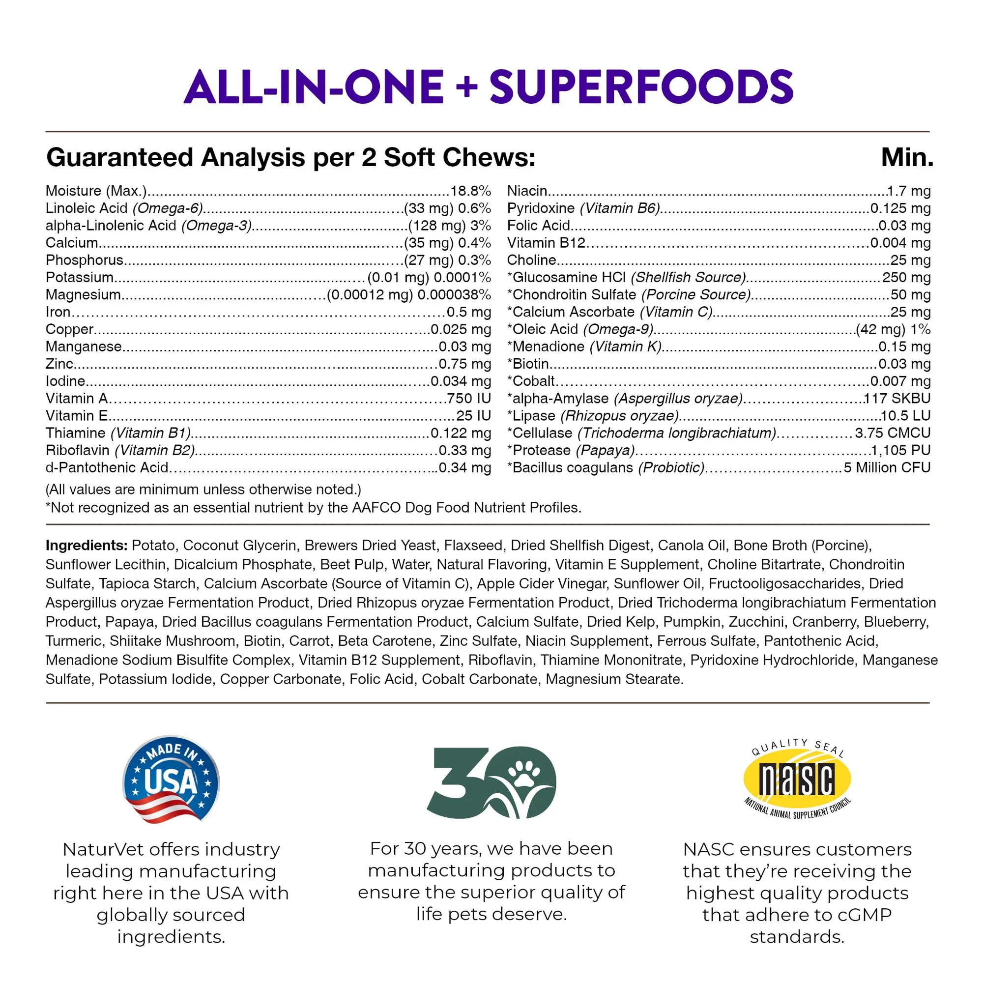 Evolutions - All-in-one   Superfoods Soft Chews