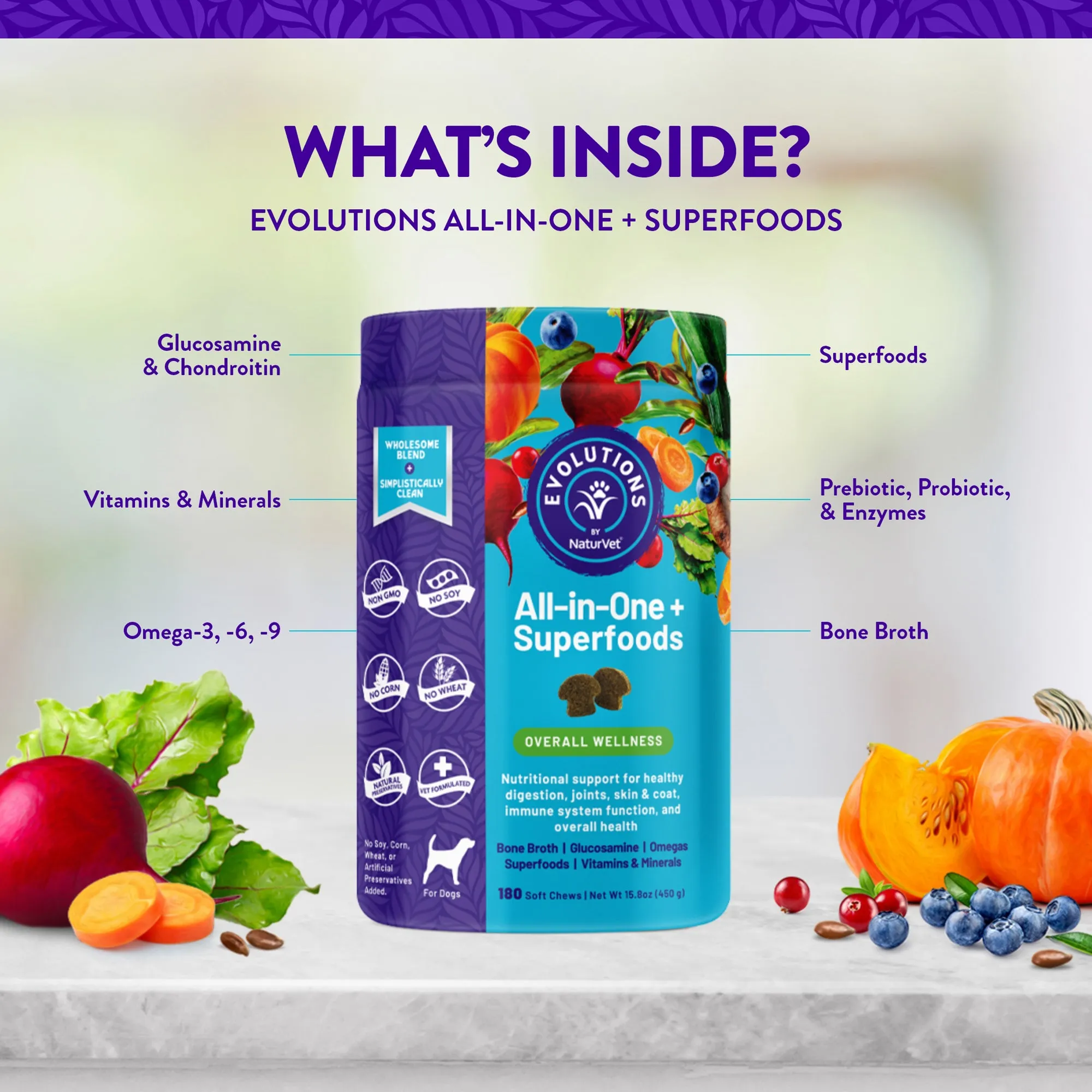 Evolutions - All-in-one   Superfoods Soft Chews